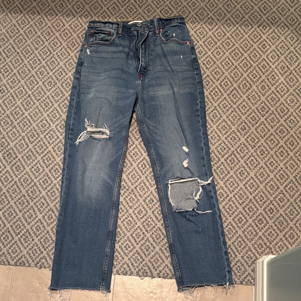 Abercrombie & Fitch Ultra High Rise Blue Jeans